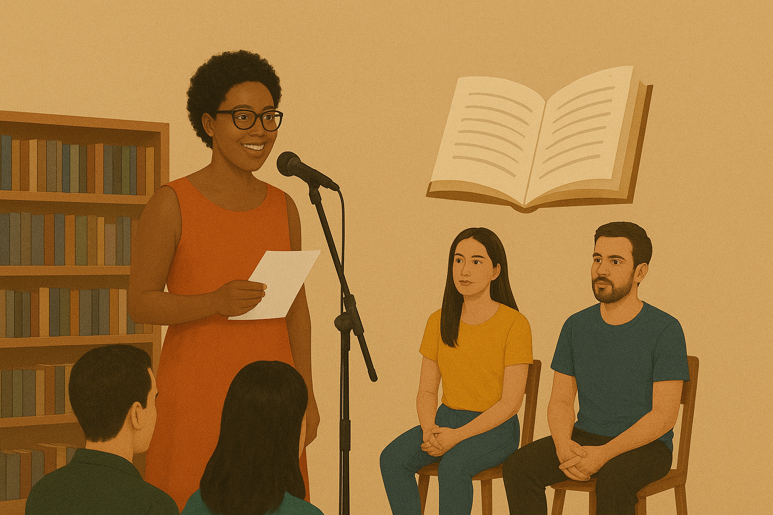 Literatura Acalanto imagem gerada por IA